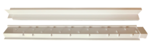 Опорный профиль белый E ST h-22/34 мм. LIW Unipool  цена за 1 м.п. для переливной решетки